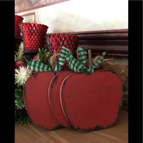 Rare Vintage Apple Home Interior 3 pc Set - Picture 1 of 6